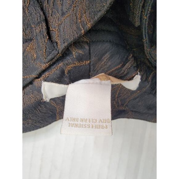 CACHE LUXE Trouser Flare Pants SZ 2 Brocade Textured Fatal-fashion Office Siren - Picture 7 of 10